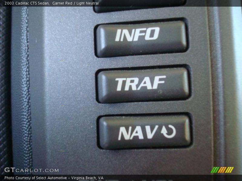 Garnet Red / Light Neutral 2003 Cadillac CTS Sedan