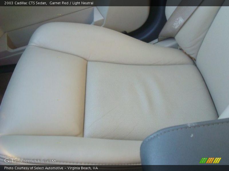 Garnet Red / Light Neutral 2003 Cadillac CTS Sedan