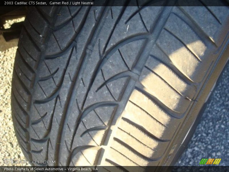 Garnet Red / Light Neutral 2003 Cadillac CTS Sedan