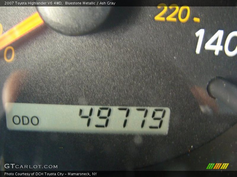 Bluestone Metallic / Ash Gray 2007 Toyota Highlander V6 4WD