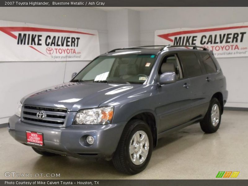 Bluestone Metallic / Ash Gray 2007 Toyota Highlander