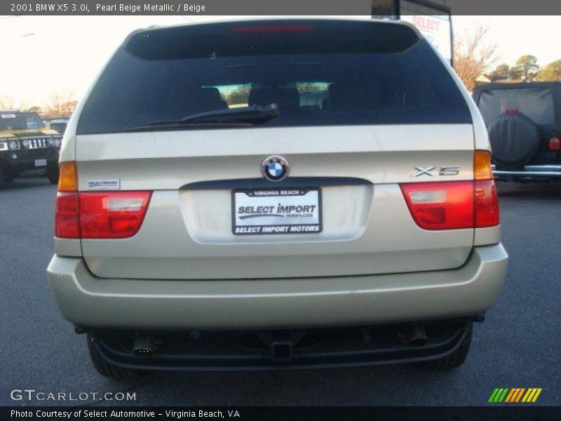 Pearl Beige Metallic / Beige 2001 BMW X5 3.0i