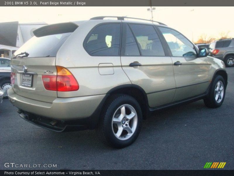 Pearl Beige Metallic / Beige 2001 BMW X5 3.0i