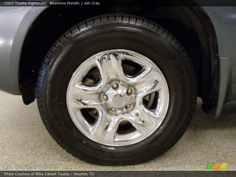 Bluestone Metallic / Ash Gray 2007 Toyota Highlander