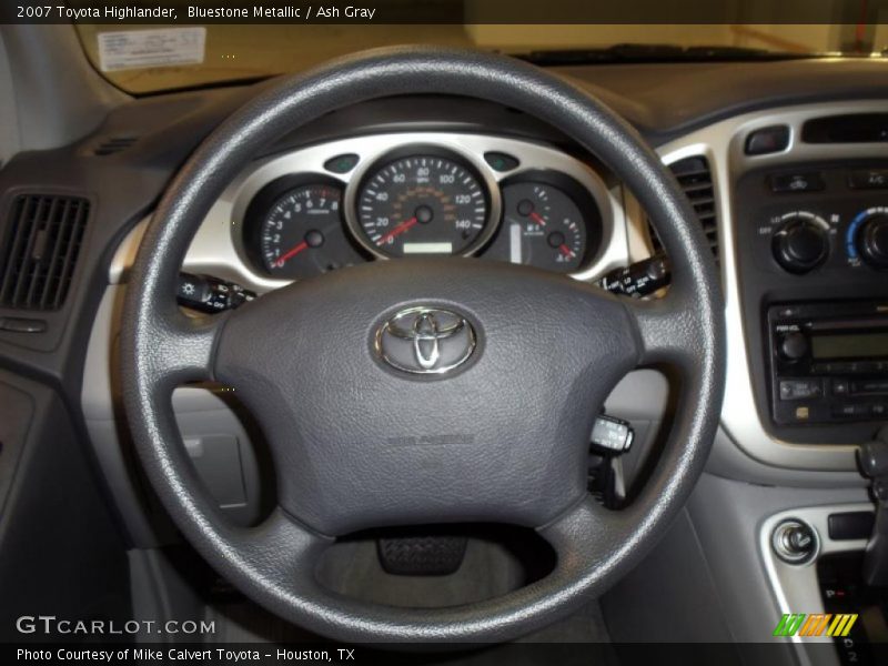 Bluestone Metallic / Ash Gray 2007 Toyota Highlander