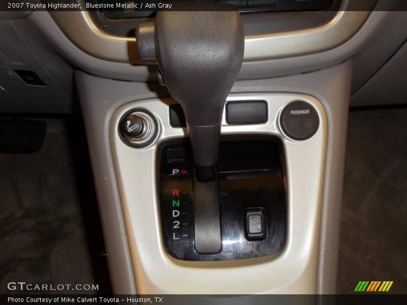 Bluestone Metallic / Ash Gray 2007 Toyota Highlander