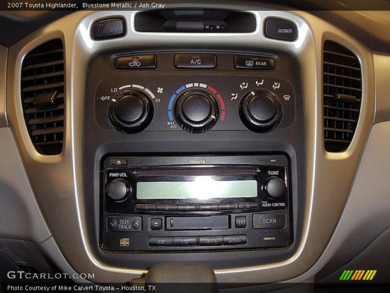 Bluestone Metallic / Ash Gray 2007 Toyota Highlander