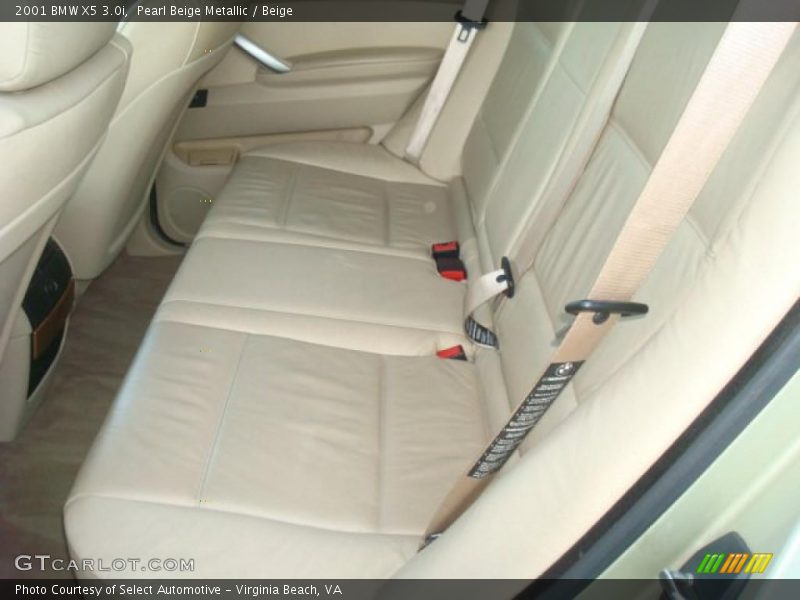 Pearl Beige Metallic / Beige 2001 BMW X5 3.0i