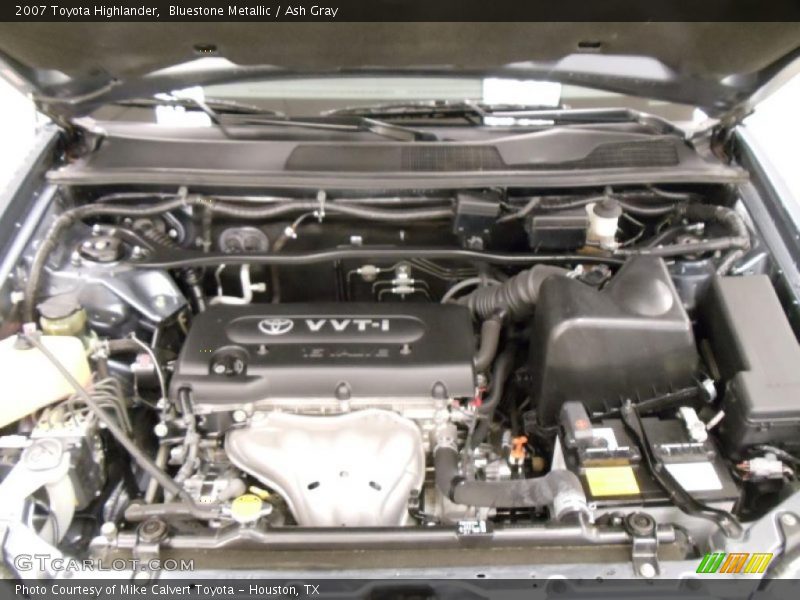 Bluestone Metallic / Ash Gray 2007 Toyota Highlander