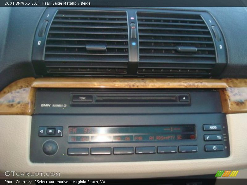 Pearl Beige Metallic / Beige 2001 BMW X5 3.0i