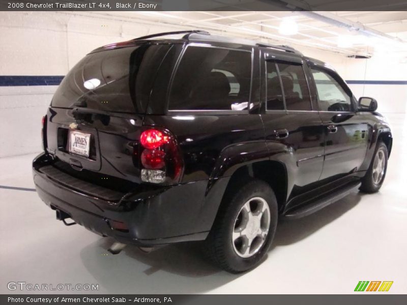 Black / Ebony 2008 Chevrolet TrailBlazer LT 4x4