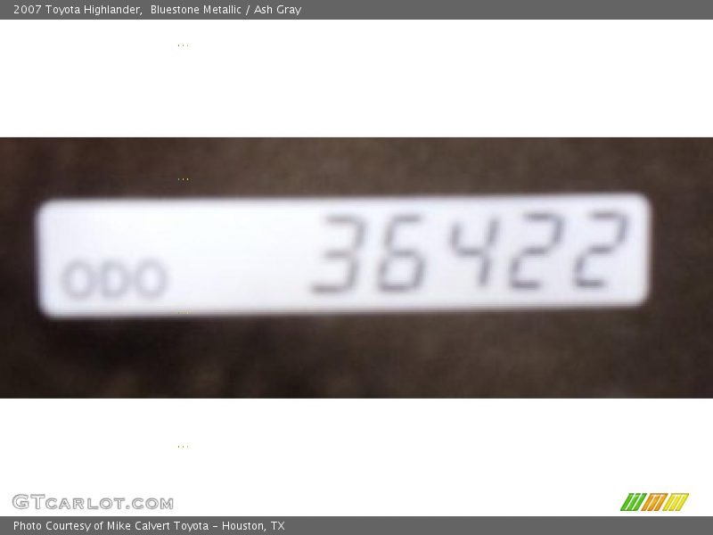 Bluestone Metallic / Ash Gray 2007 Toyota Highlander