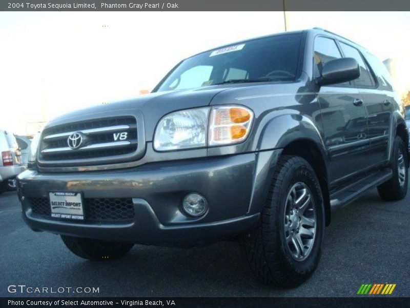 Phantom Gray Pearl / Oak 2004 Toyota Sequoia Limited