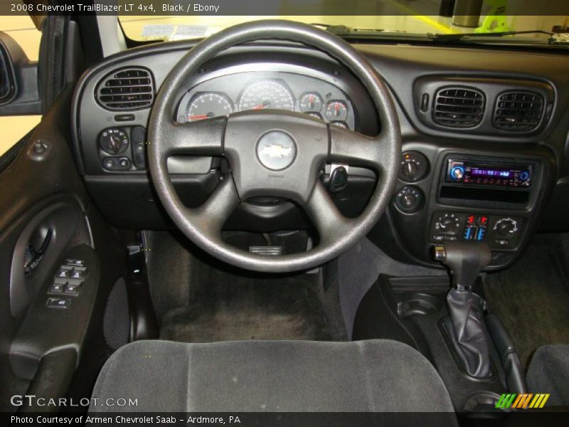 Black / Ebony 2008 Chevrolet TrailBlazer LT 4x4