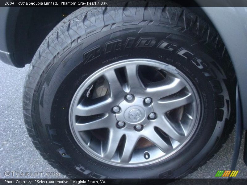 Phantom Gray Pearl / Oak 2004 Toyota Sequoia Limited