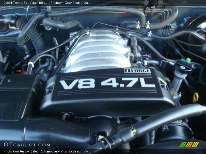 Phantom Gray Pearl / Oak 2004 Toyota Sequoia Limited