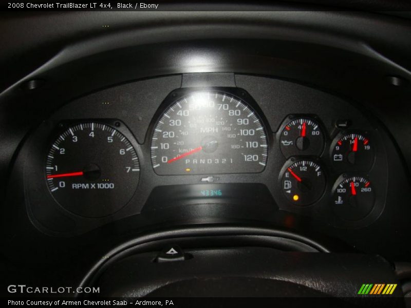 Black / Ebony 2008 Chevrolet TrailBlazer LT 4x4