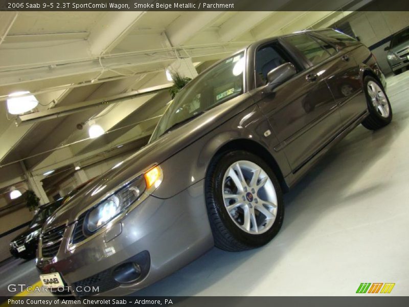 Smoke Beige Metallic / Parchment 2006 Saab 9-5 2.3T SportCombi Wagon