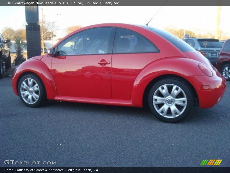 Uni Red / Black/Red 2003 Volkswagen New Beetle GLS 1.8T Coupe