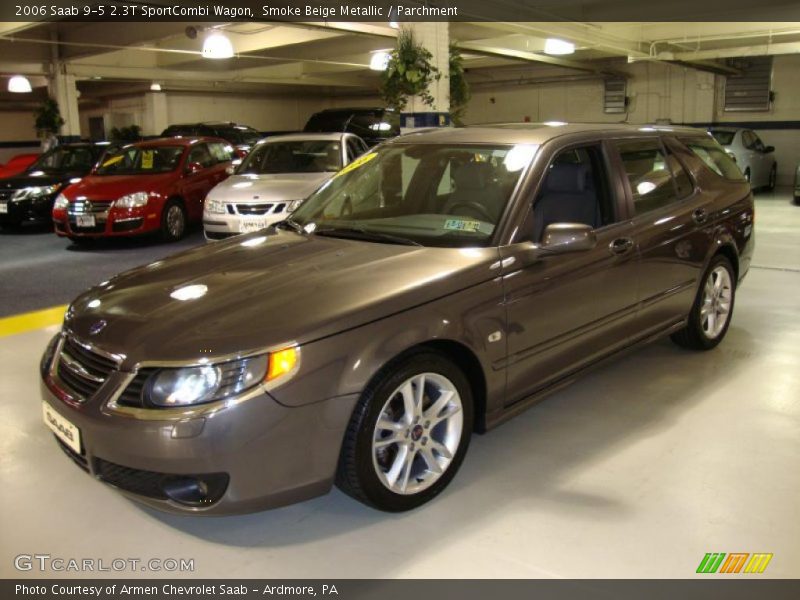 Smoke Beige Metallic / Parchment 2006 Saab 9-5 2.3T SportCombi Wagon