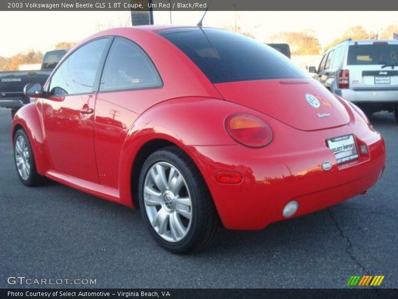 Uni Red / Black/Red 2003 Volkswagen New Beetle GLS 1.8T Coupe