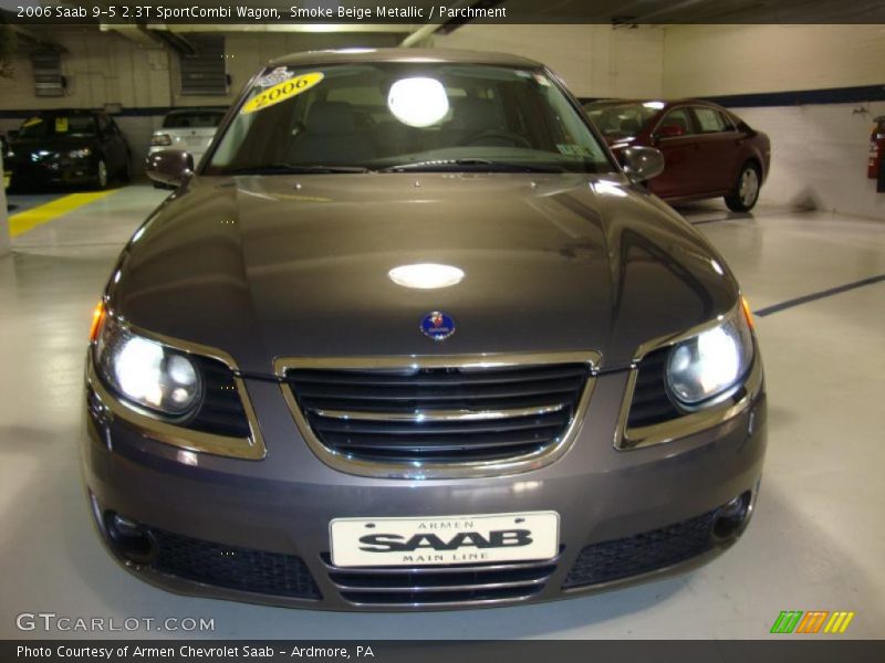 Smoke Beige Metallic / Parchment 2006 Saab 9-5 2.3T SportCombi Wagon