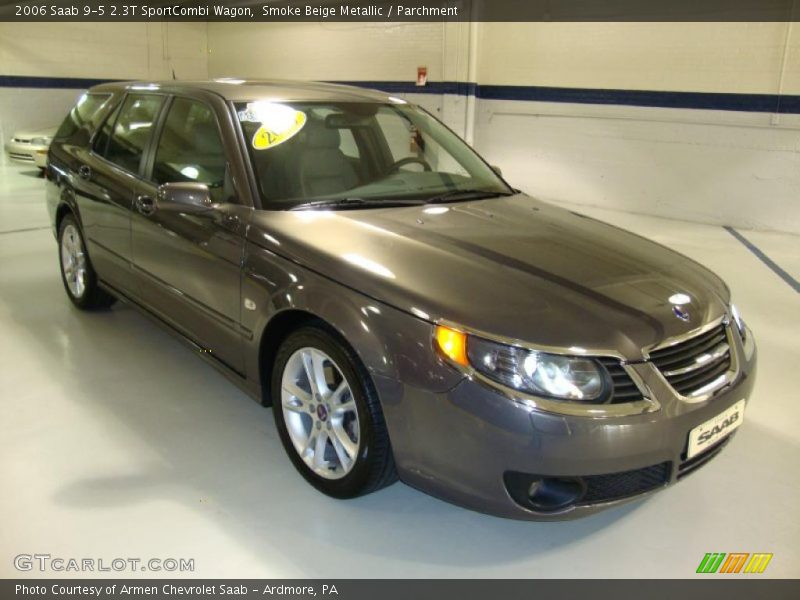 Smoke Beige Metallic / Parchment 2006 Saab 9-5 2.3T SportCombi Wagon
