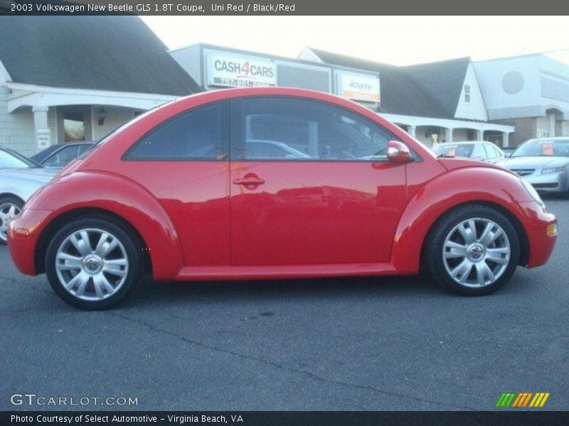 Uni Red / Black/Red 2003 Volkswagen New Beetle GLS 1.8T Coupe