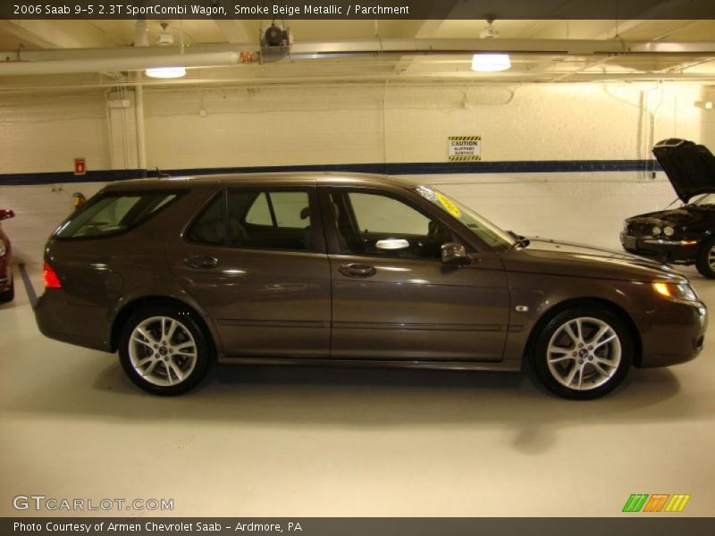 Smoke Beige Metallic / Parchment 2006 Saab 9-5 2.3T SportCombi Wagon
