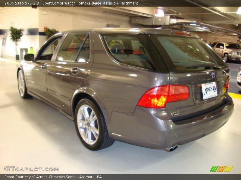 Smoke Beige Metallic / Parchment 2006 Saab 9-5 2.3T SportCombi Wagon
