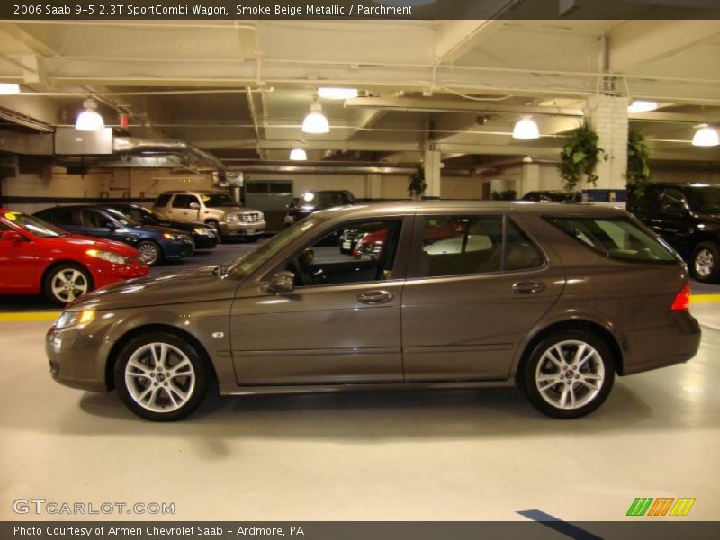 Smoke Beige Metallic / Parchment 2006 Saab 9-5 2.3T SportCombi Wagon