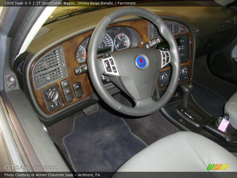 Smoke Beige Metallic / Parchment 2006 Saab 9-5 2.3T SportCombi Wagon