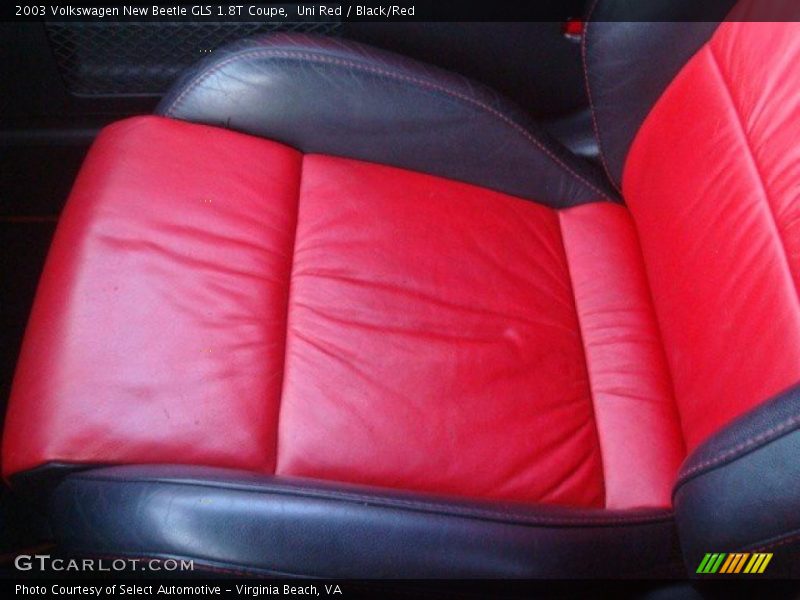 Uni Red / Black/Red 2003 Volkswagen New Beetle GLS 1.8T Coupe