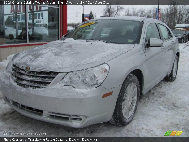 Bright Silver Metallic / Dark Slate Gray 2009 Chrysler Sebring Touring Sedan