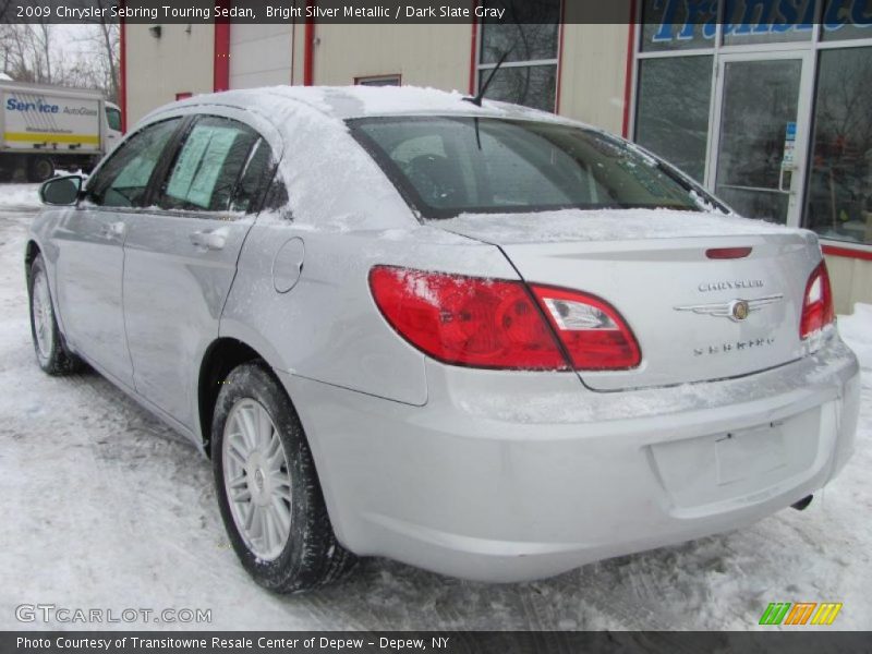 Bright Silver Metallic / Dark Slate Gray 2009 Chrysler Sebring Touring Sedan