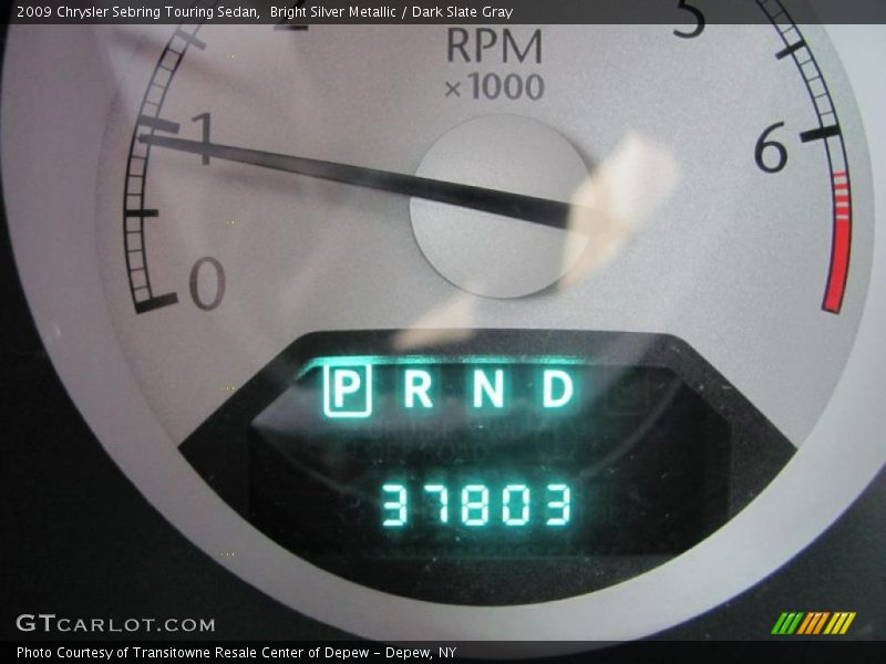 Bright Silver Metallic / Dark Slate Gray 2009 Chrysler Sebring Touring Sedan