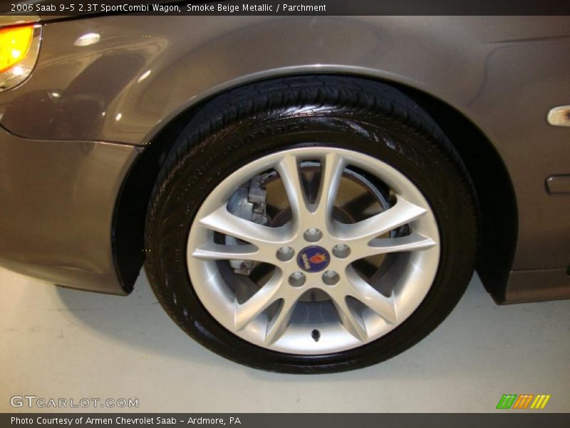 Smoke Beige Metallic / Parchment 2006 Saab 9-5 2.3T SportCombi Wagon