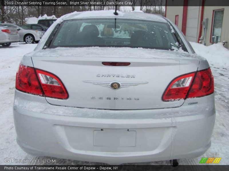 Bright Silver Metallic / Dark Slate Gray 2009 Chrysler Sebring Touring Sedan