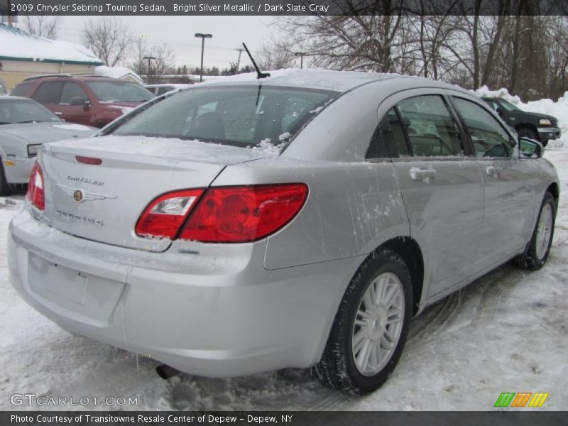 Bright Silver Metallic / Dark Slate Gray 2009 Chrysler Sebring Touring Sedan