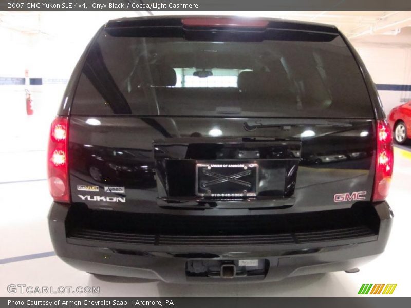 Onyx Black / Cocoa/Light Cashmere 2007 GMC Yukon SLE 4x4