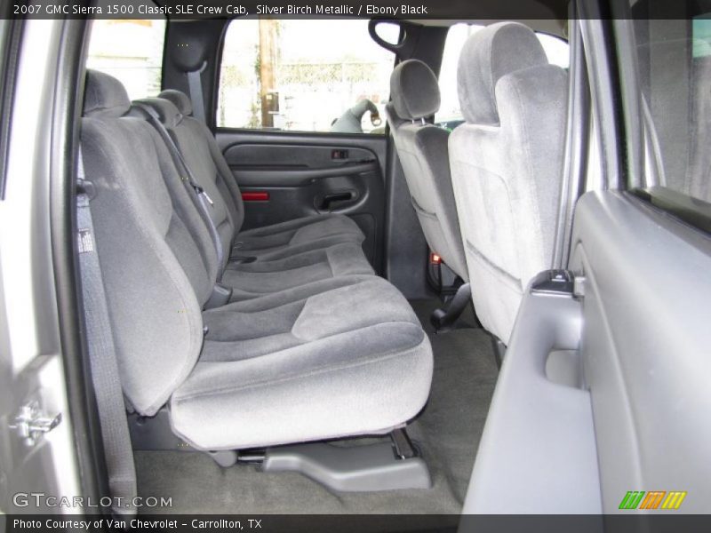  2007 Sierra 1500 Classic SLE Crew Cab Ebony Black Interior