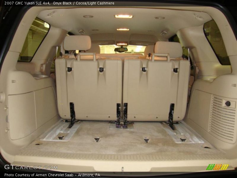 Onyx Black / Cocoa/Light Cashmere 2007 GMC Yukon SLE 4x4