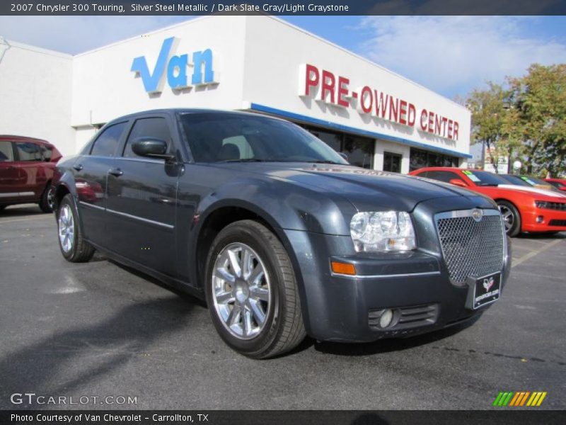 Silver Steel Metallic / Dark Slate Gray/Light Graystone 2007 Chrysler 300 Touring