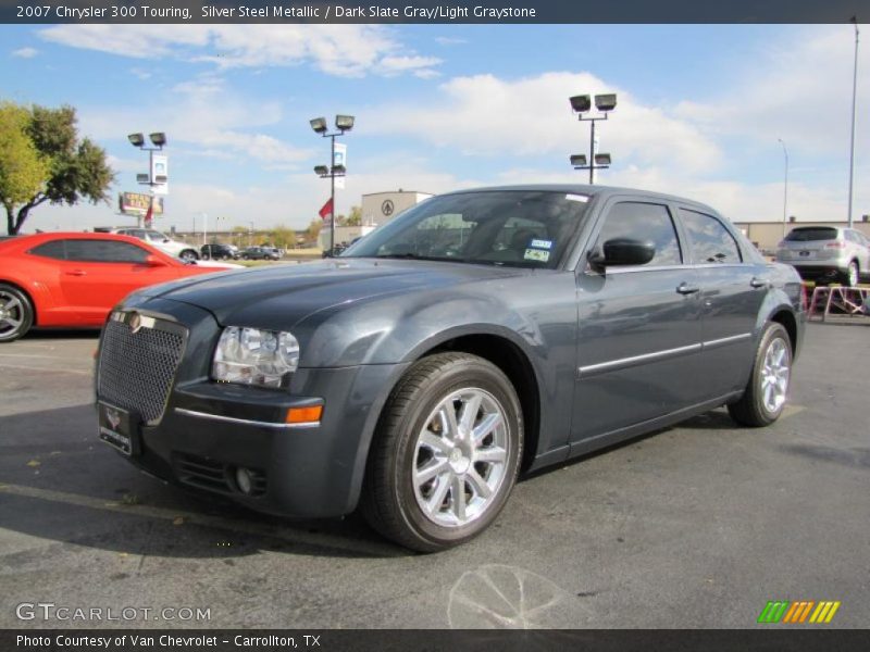 Silver Steel Metallic / Dark Slate Gray/Light Graystone 2007 Chrysler 300 Touring