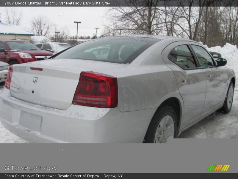 Bright Silver Metallic / Dark Slate Gray 2007 Dodge Charger