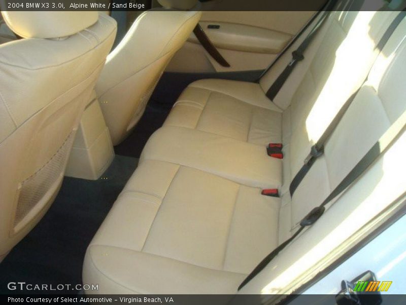 Alpine White / Sand Beige 2004 BMW X3 3.0i