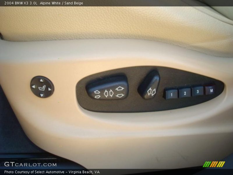 Alpine White / Sand Beige 2004 BMW X3 3.0i