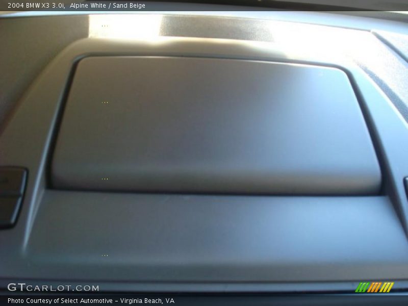 Alpine White / Sand Beige 2004 BMW X3 3.0i