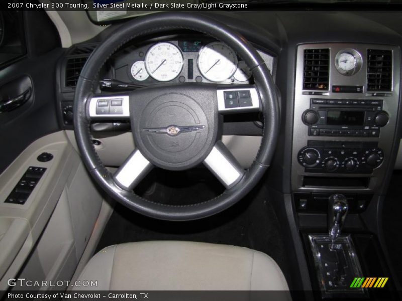 Silver Steel Metallic / Dark Slate Gray/Light Graystone 2007 Chrysler 300 Touring