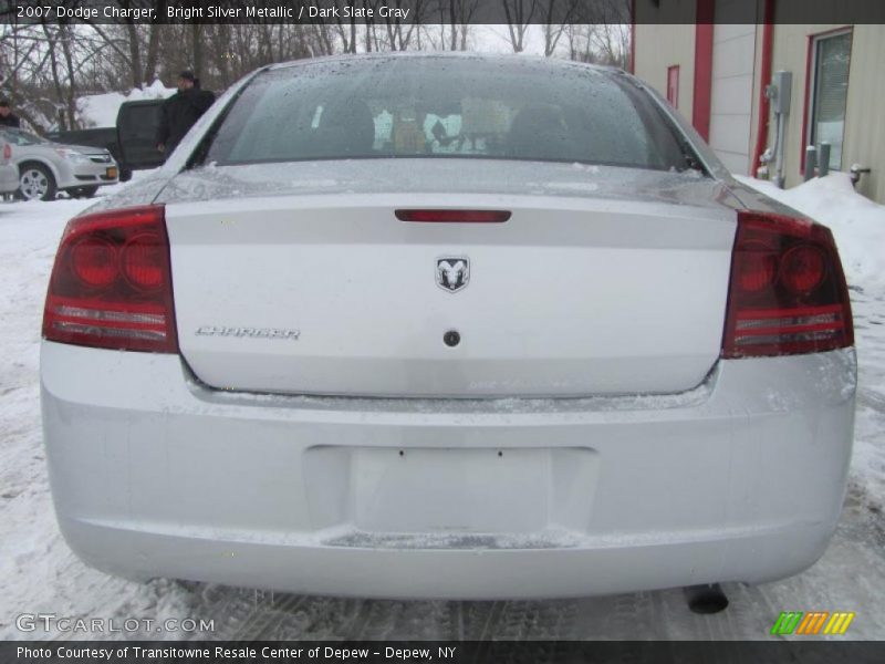Bright Silver Metallic / Dark Slate Gray 2007 Dodge Charger